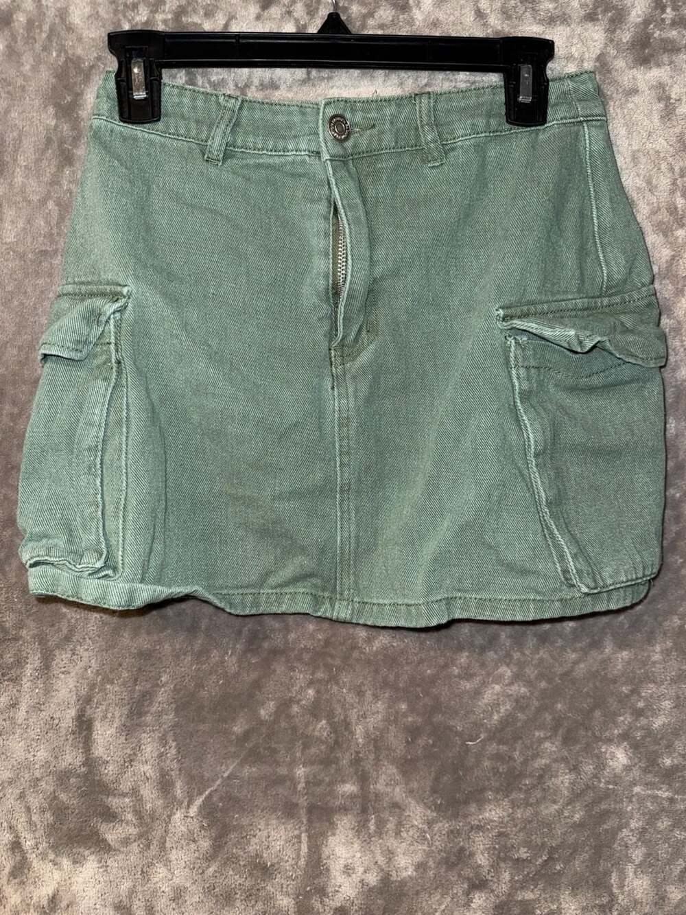 Princess Polly Olive Green Cargo Mini Skirt Size US 6